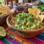 Guacamole z avokáda s limetkou, cibuľkou a koriandrom