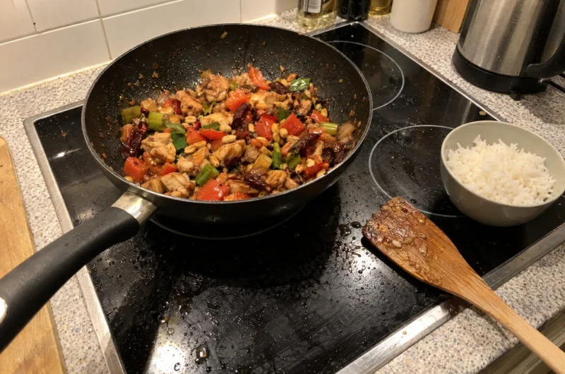 Kuracie kung pao s arašidmi a chilli