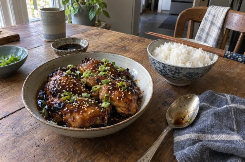 Kuracie teriyaki s jasmínovou ryžou