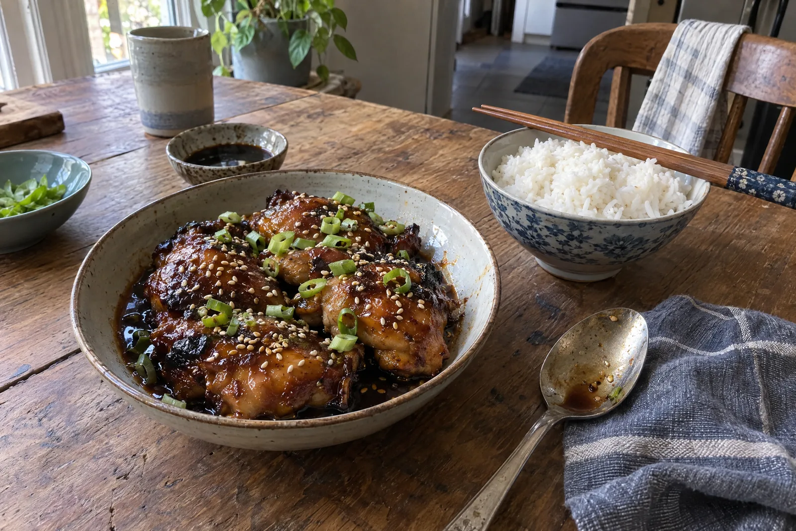Kuracie teriyaki s jasmínovou ryžou